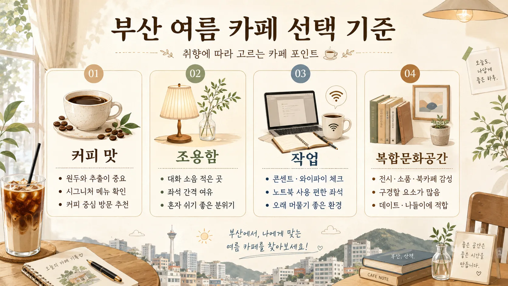 부산 실내 카페 비교 이미지